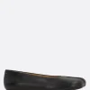 Women MM6 ballerina in stitch-out leather