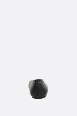 Women MM6 ballerina in stitch-out leather