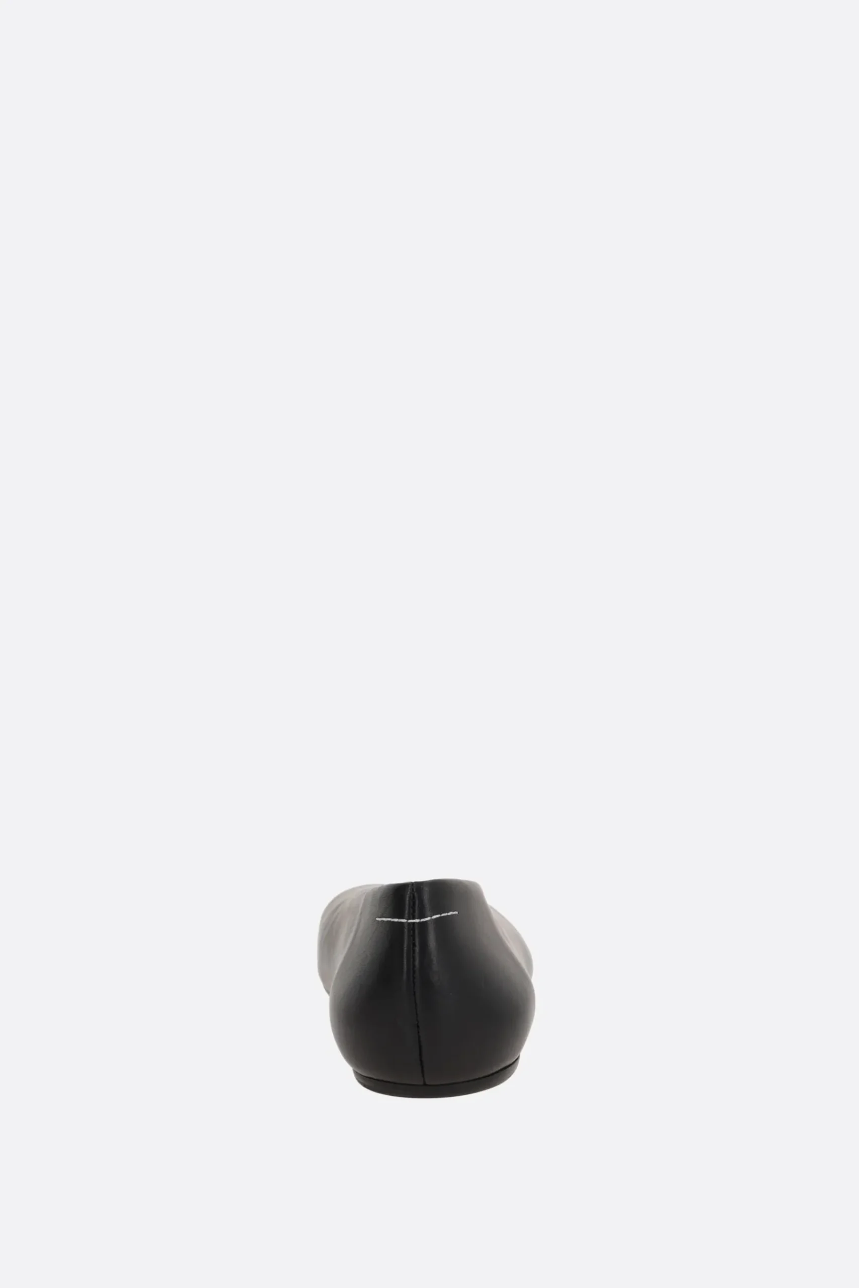 Women MM6 ballerina in stitch-out leather