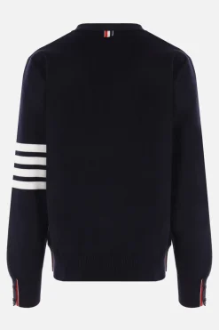 THOM BROWNE 4bar cotton cardigan