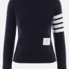 Women THOM BROWNE 4bar detailed jersey sweatshirt
