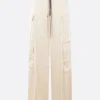 Women RICK OWENS Belas cargo trousers in satin