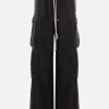 Women RICK OWENS Belas cupro cargo trousers