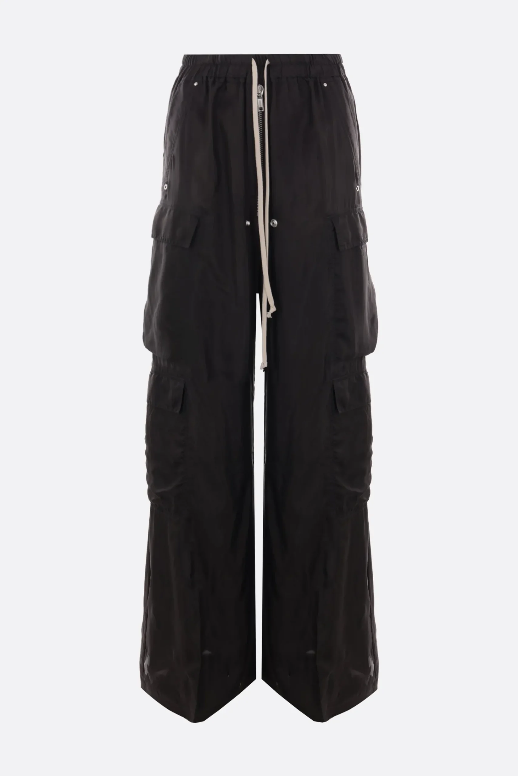 Women RICK OWENS Belas cupro cargo trousers