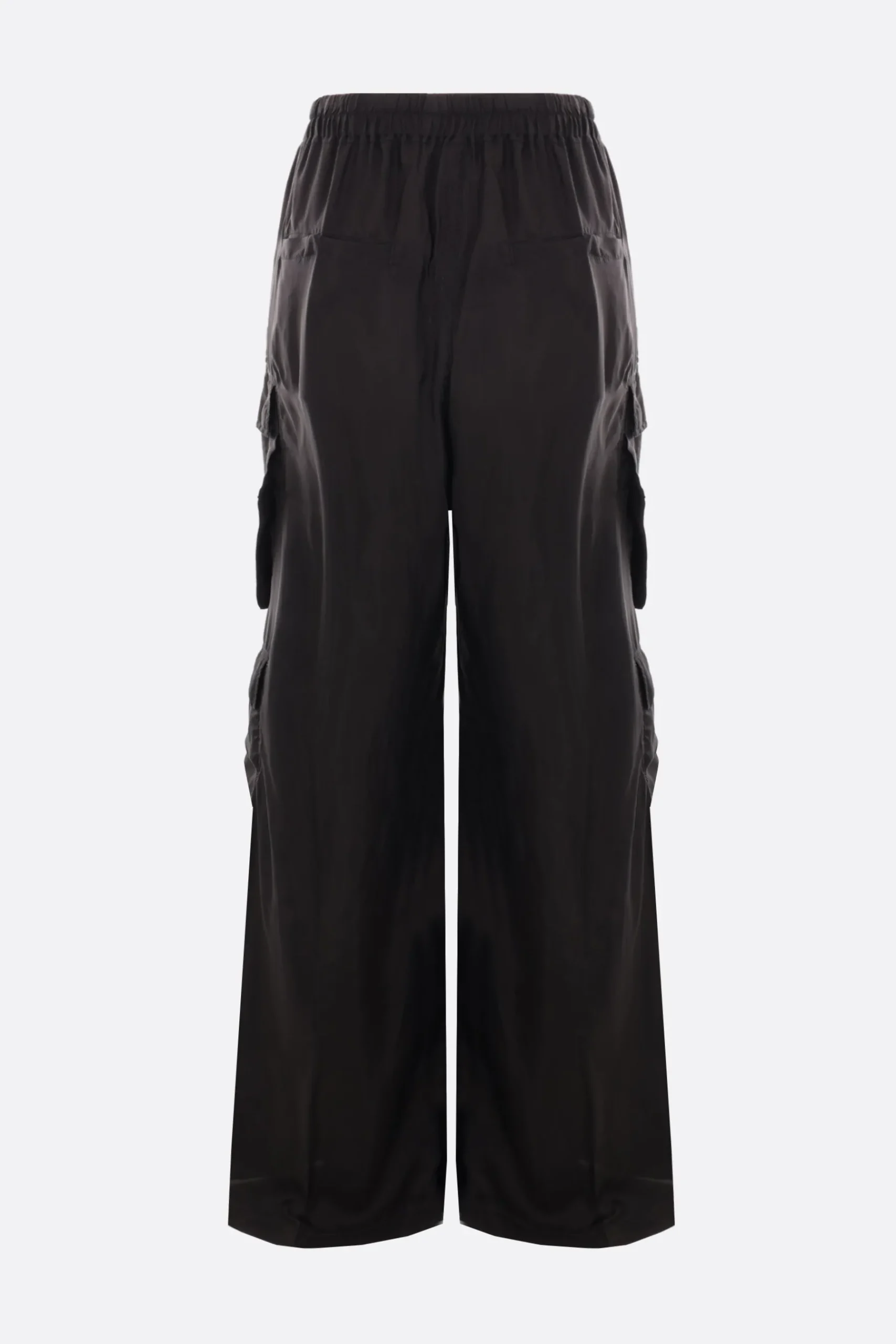 Women RICK OWENS Belas cupro cargo trousers