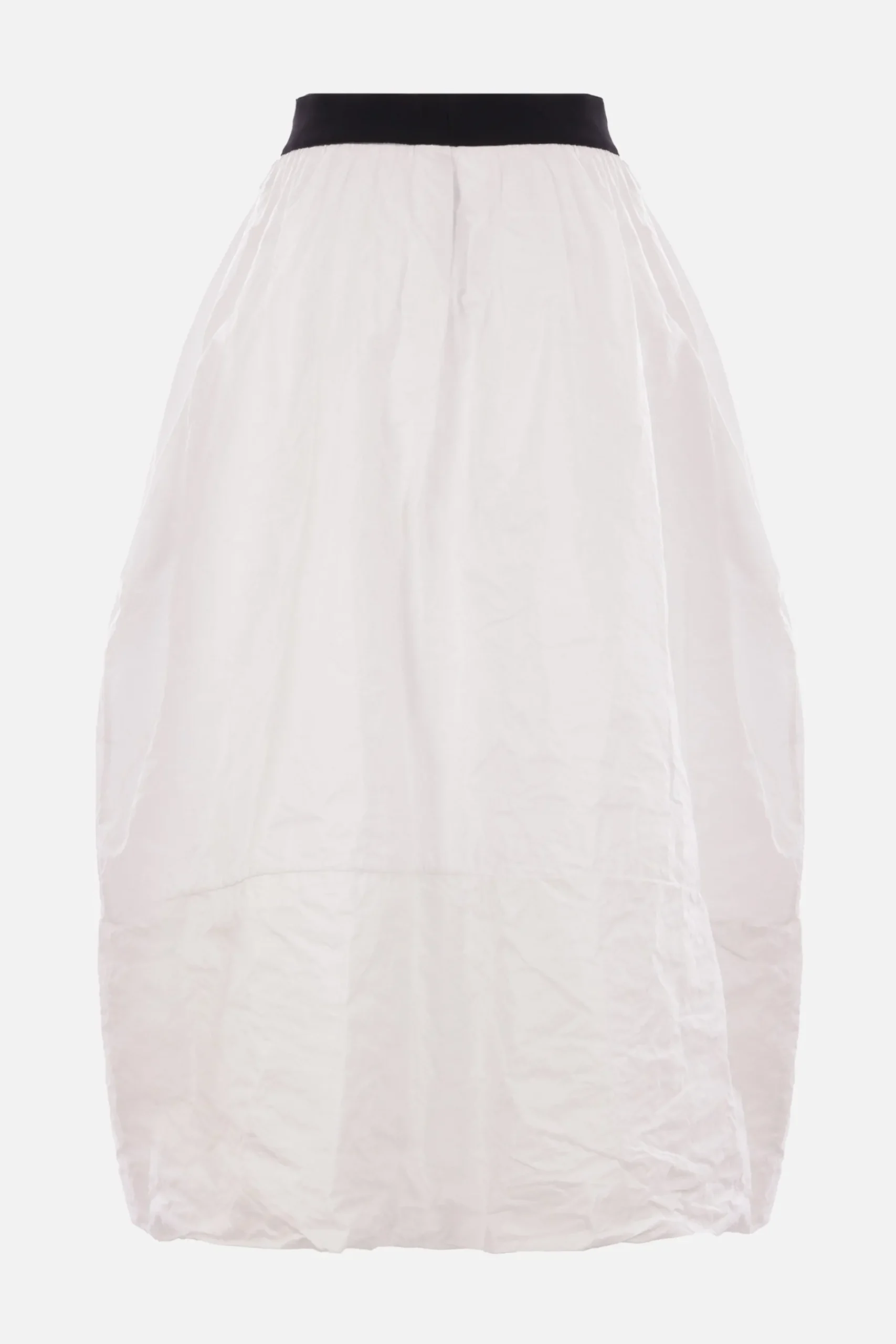 Women MARIA CALDERARA Bell long skirt in crinkled taffetà
