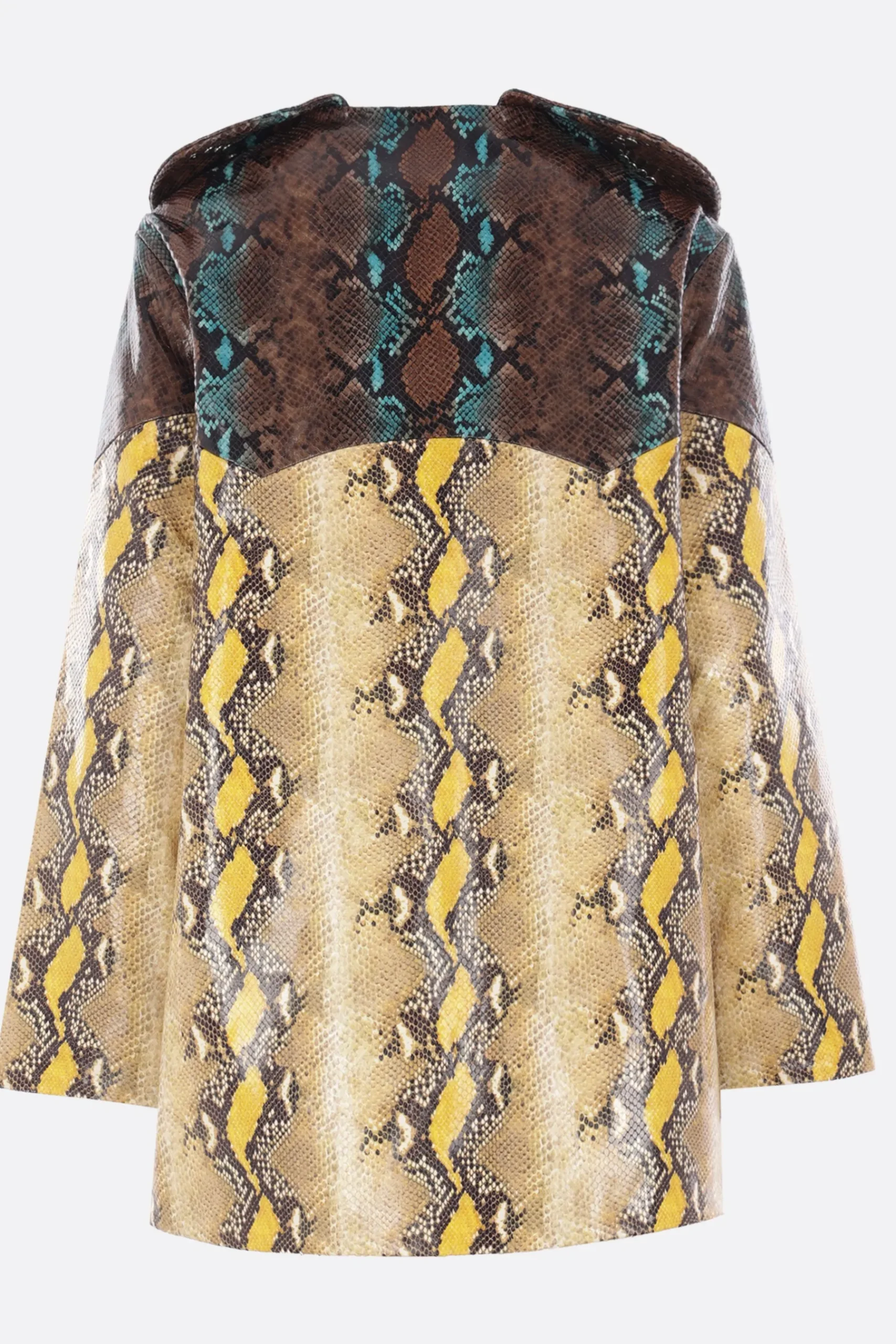Women CHOPOVA LOWENA Belle coat in python-printed leather