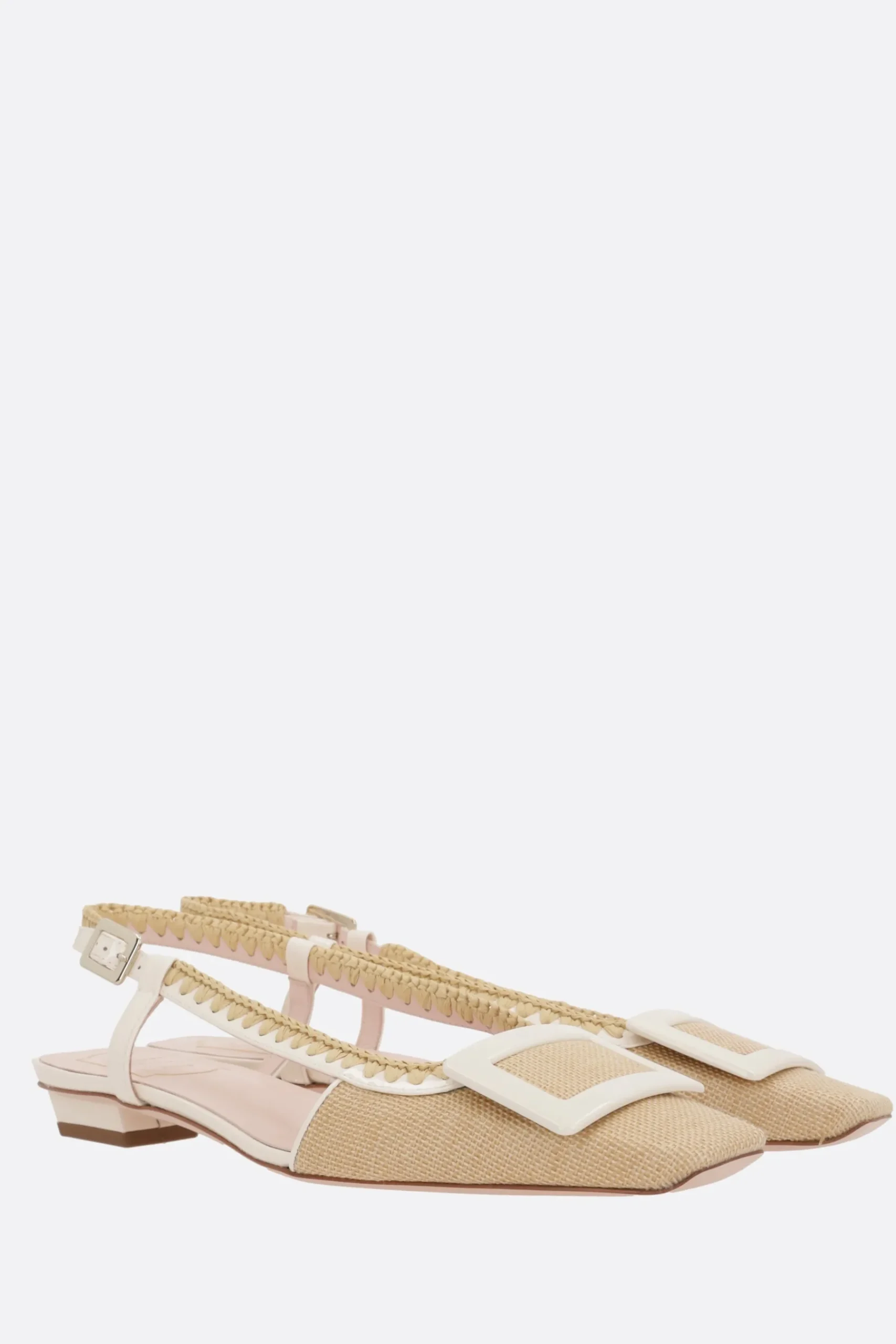 Women ROGER VIVIER Belle Vivier slingbacks in canvas