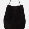Women TOTEME Belted shoulder bag in suede