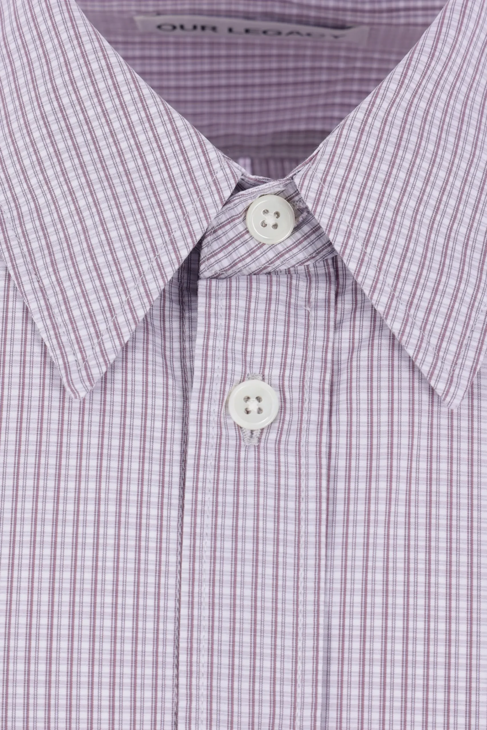 OUR LEGACY Beyond Bd shirt in check poplin