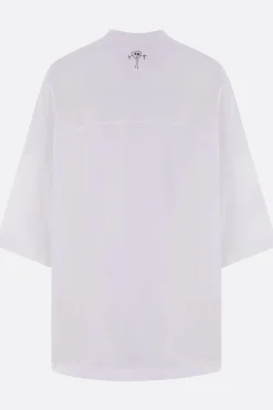 Women PLAN C Bianca print cotton oversized t-shirt