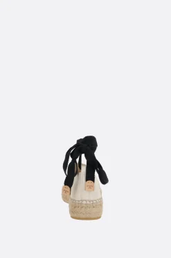 Women TORY BURCH bicolor nappa espadrilles