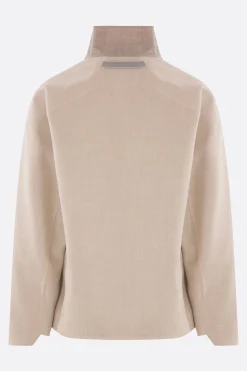 SEASE Biker Double full-zip jacket in wool