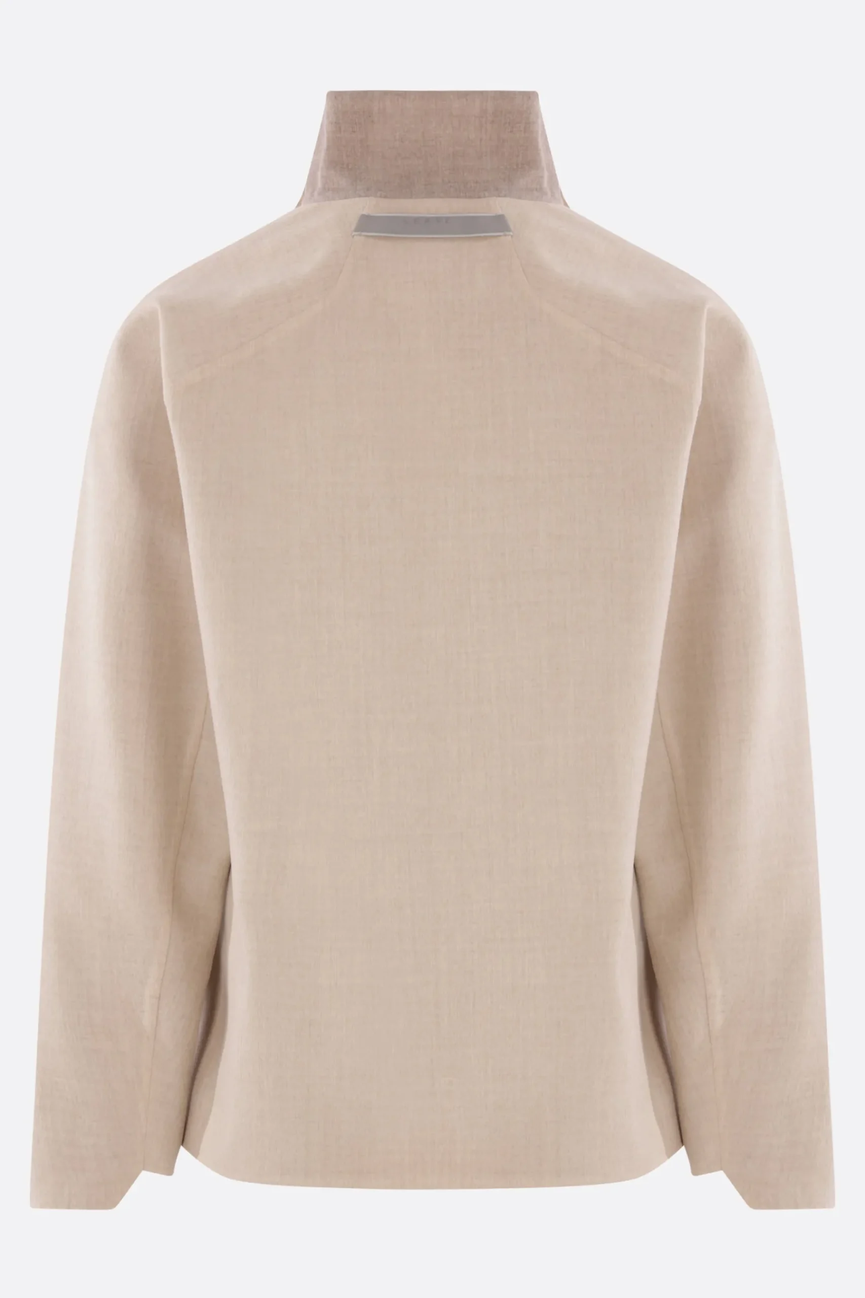 SEASE Biker Double full-zip jacket in wool