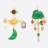 Women GRAINNE MORTON Bird and Cloud drop earrings