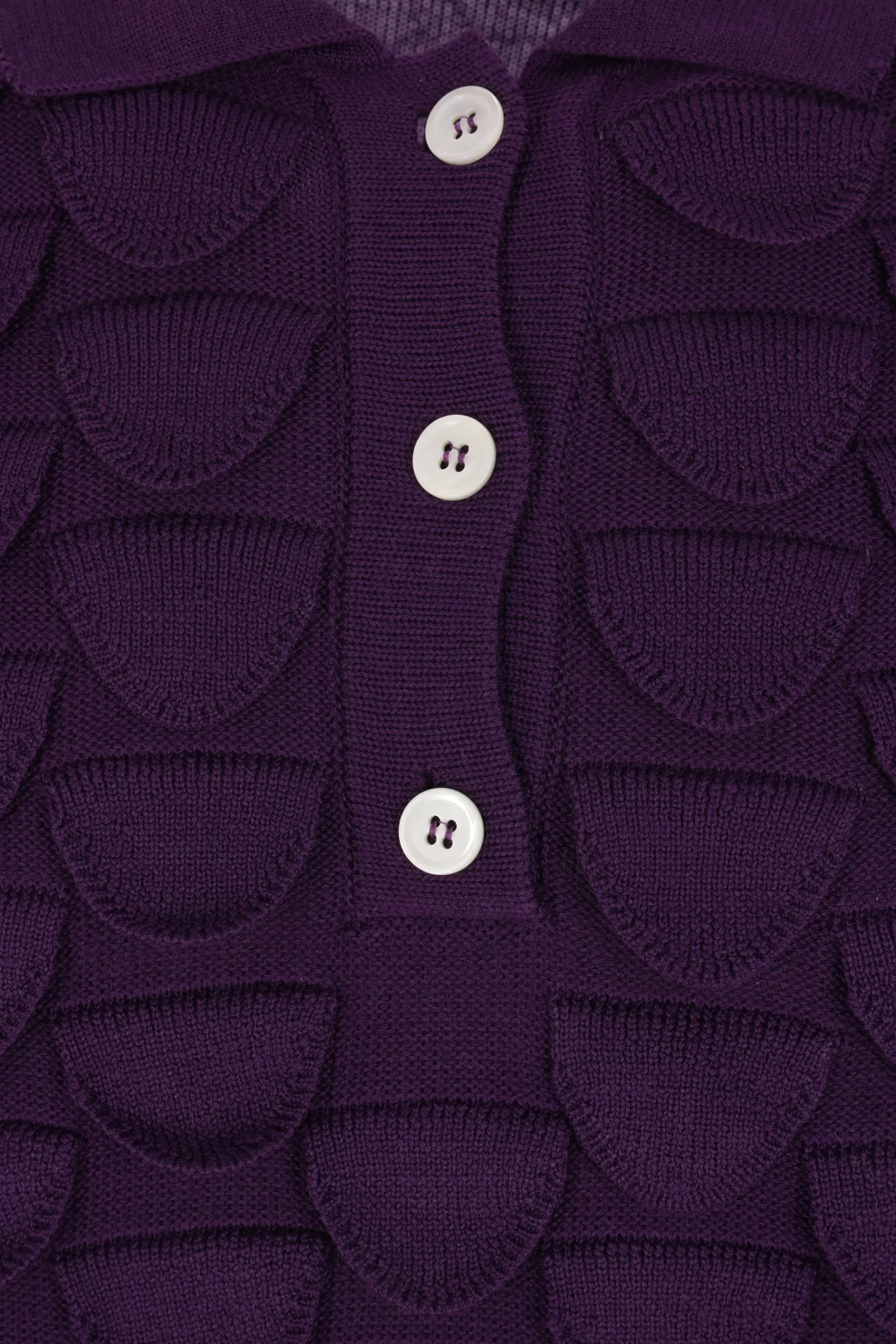 NAMACHEKO Bird Feather polo sweater in wool