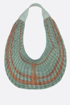 Women MARIANA MENDEZ Bivalda shoulder bag in nappa with elastic bands