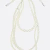 BLESS x Supreme necklace with synthetic pearls