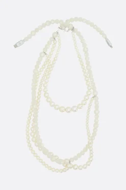 BLESS x Supreme necklace with synthetic pearls