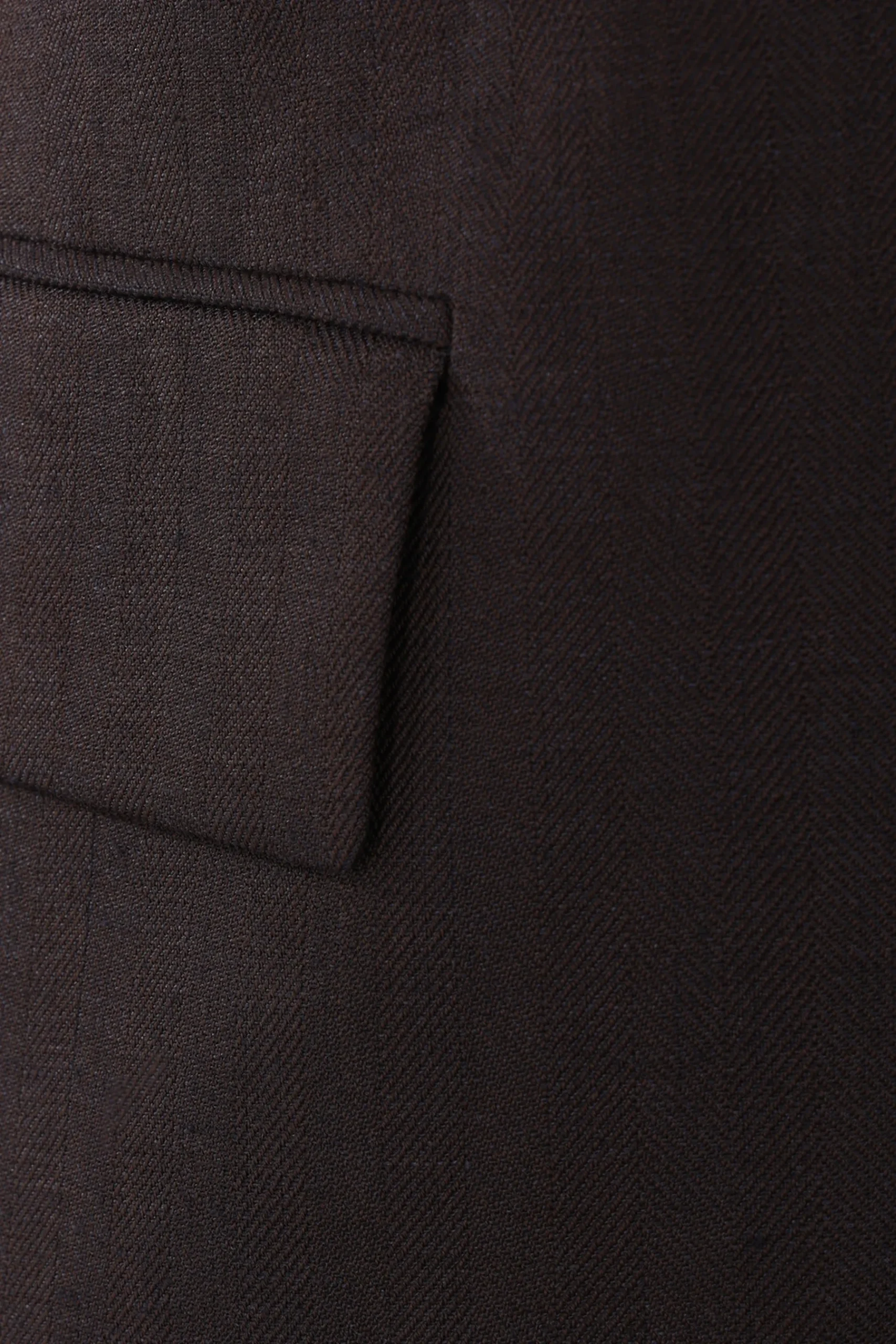 DRIES VAN NOTEN Blunt single-breasted jacket in linen and wool