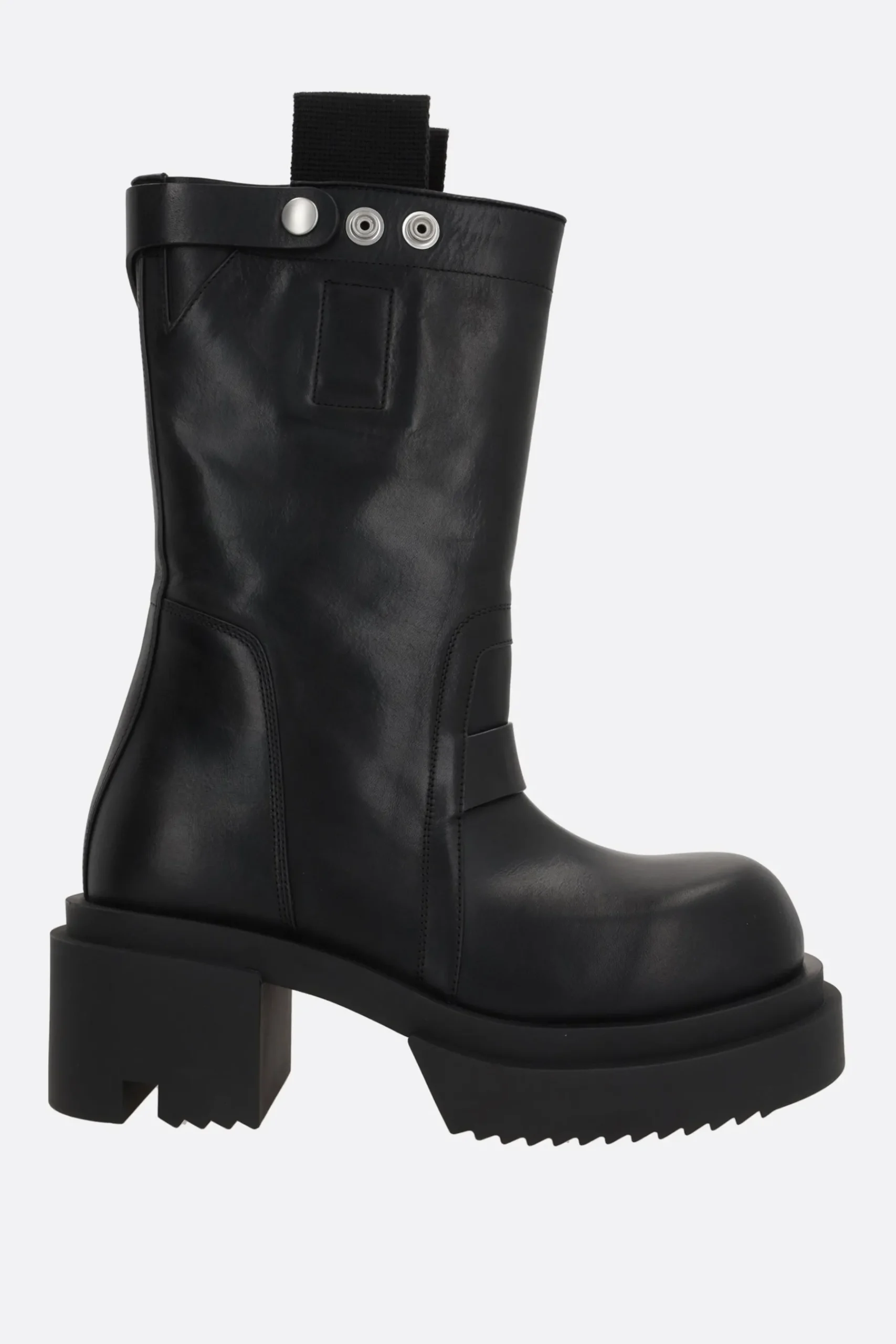 Women RICK OWENS Bogun smooth leather platform boots