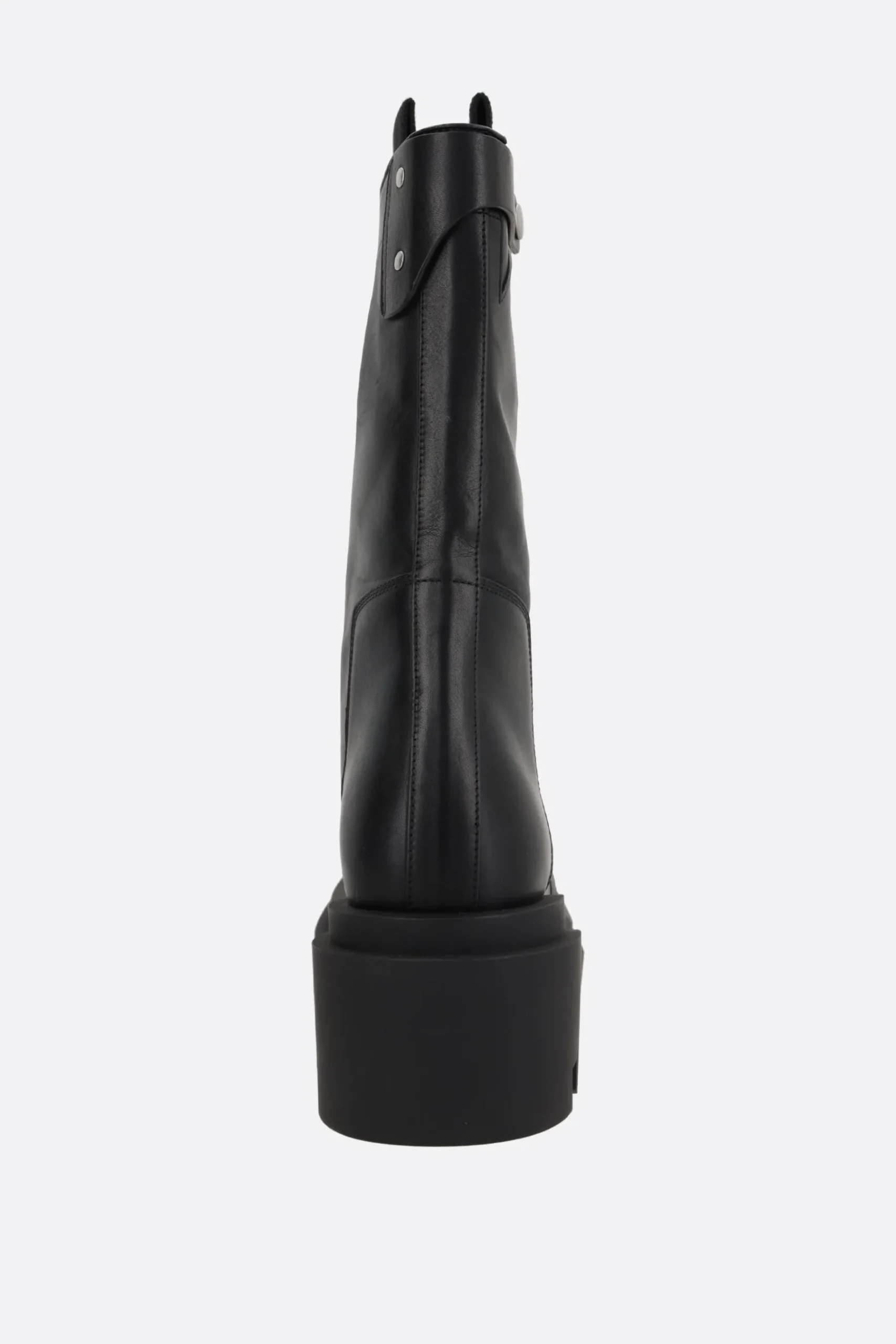 Women RICK OWENS Bogun smooth leather platform boots