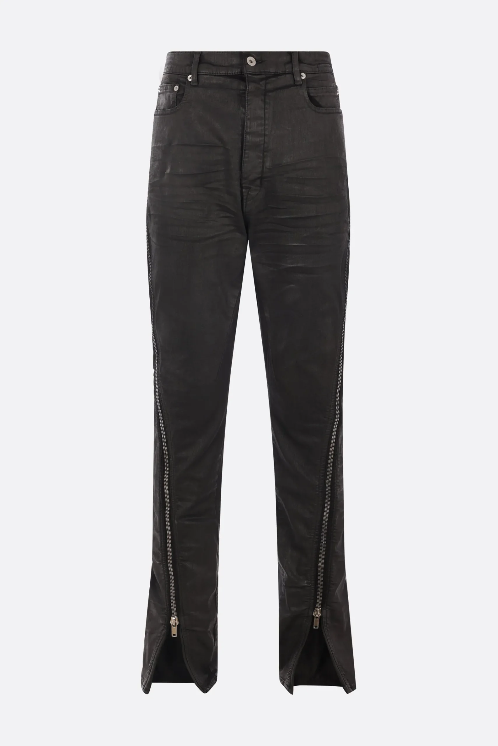 RICK OWENS DRKSHDW Bolan Banana jeans in wax stretch denim