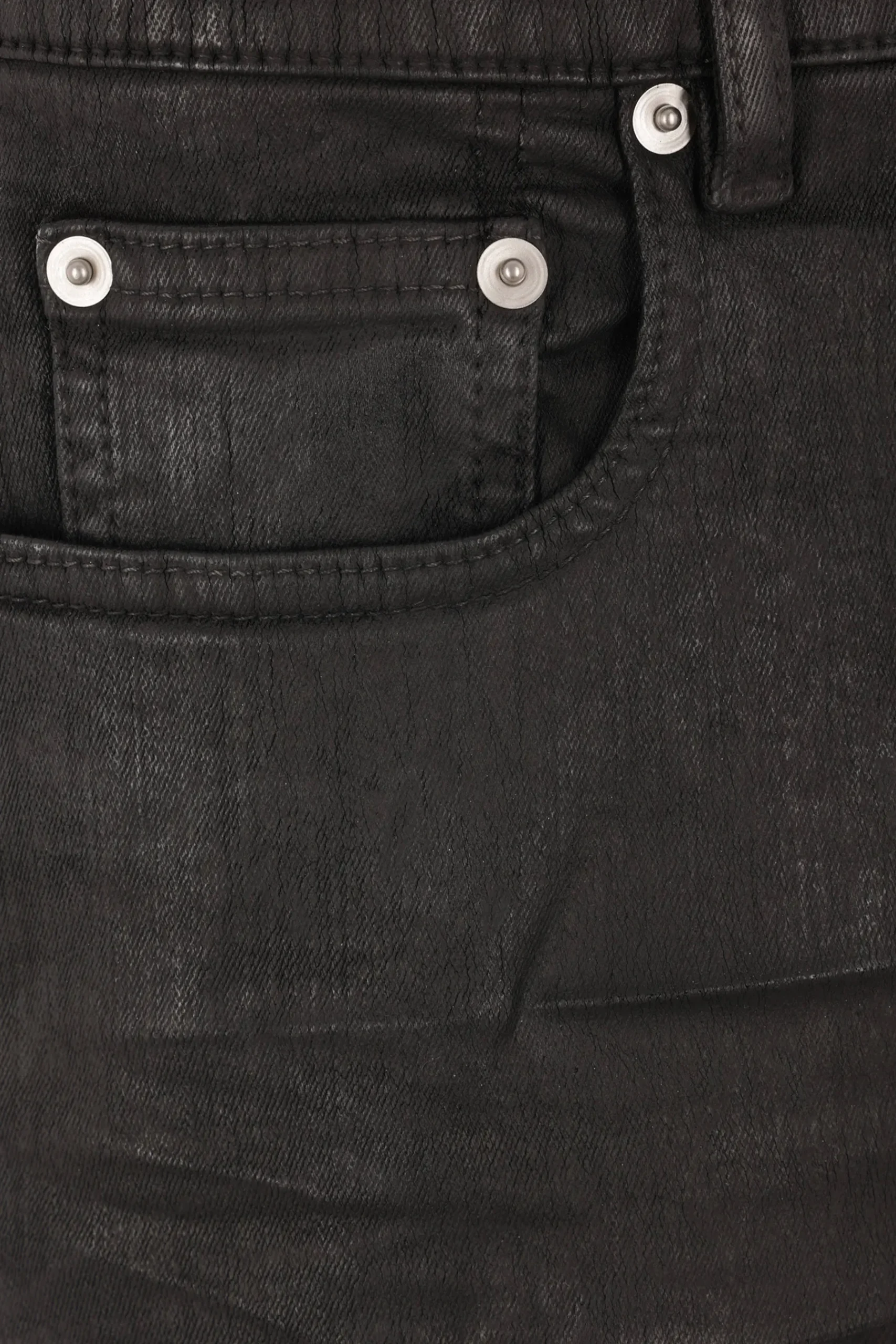 RICK OWENS DRKSHDW Bolan Banana jeans in wax stretch denim