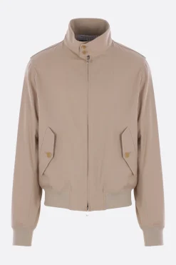 J.PRESS bomber jacket in cotton and wool