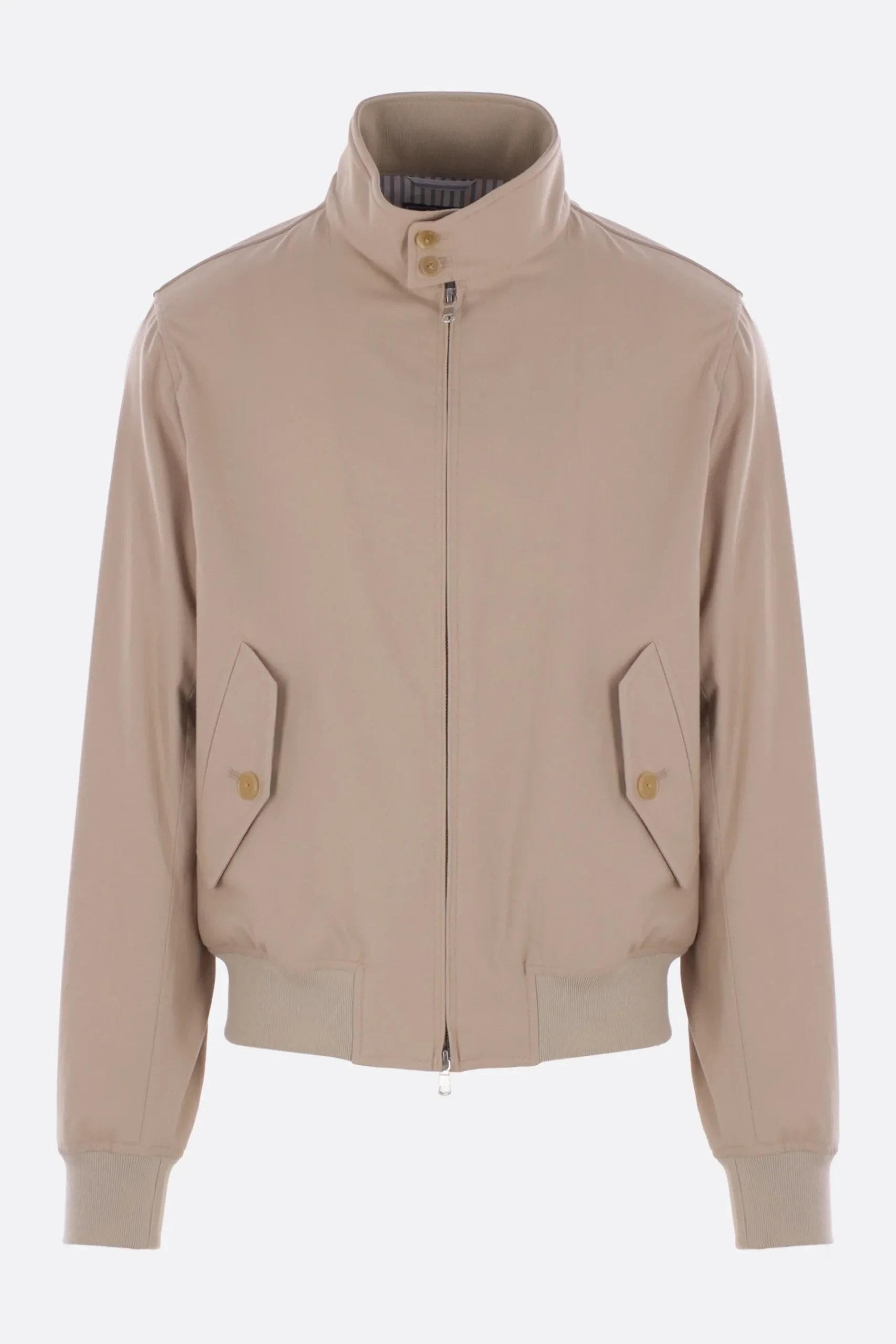 J.PRESS bomber jacket in cotton and wool