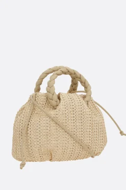 Women HEREU Bombon medium handbag in raffia