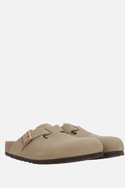 BIRKENSTOCK Boston BS nubuck flat mules (Narrow Fit)