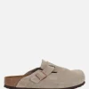BIRKENSTOCK Boston BS suede flat mules (Narrow Fit)
