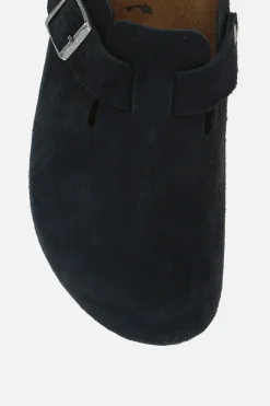 BIRKENSTOCK Boston BS suede flat mules (Narrow Fit)