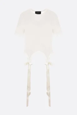 Women SIMONE ROCHA Bow Tail jersey t-shirt
