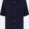 TAIGA TAKAHASHI bowling shirt in printed rayon
