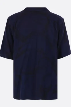 TAIGA TAKAHASHI bowling shirt in printed rayon