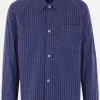 OUR LEGACY Box shirt in technical cotton checkered fabric