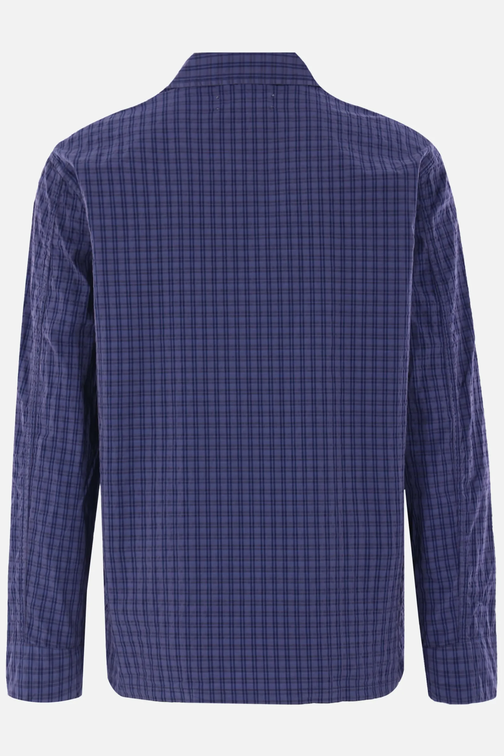 OUR LEGACY Box shirt in technical cotton checkered fabric