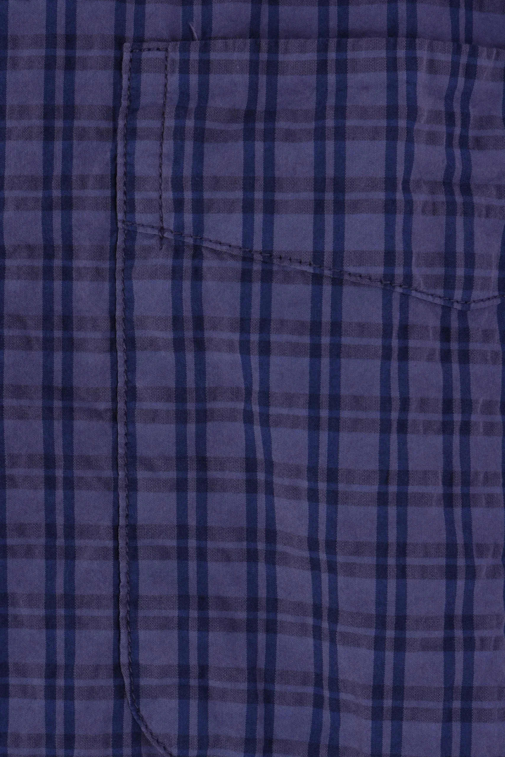 OUR LEGACY Box shirt in technical cotton checkered fabric