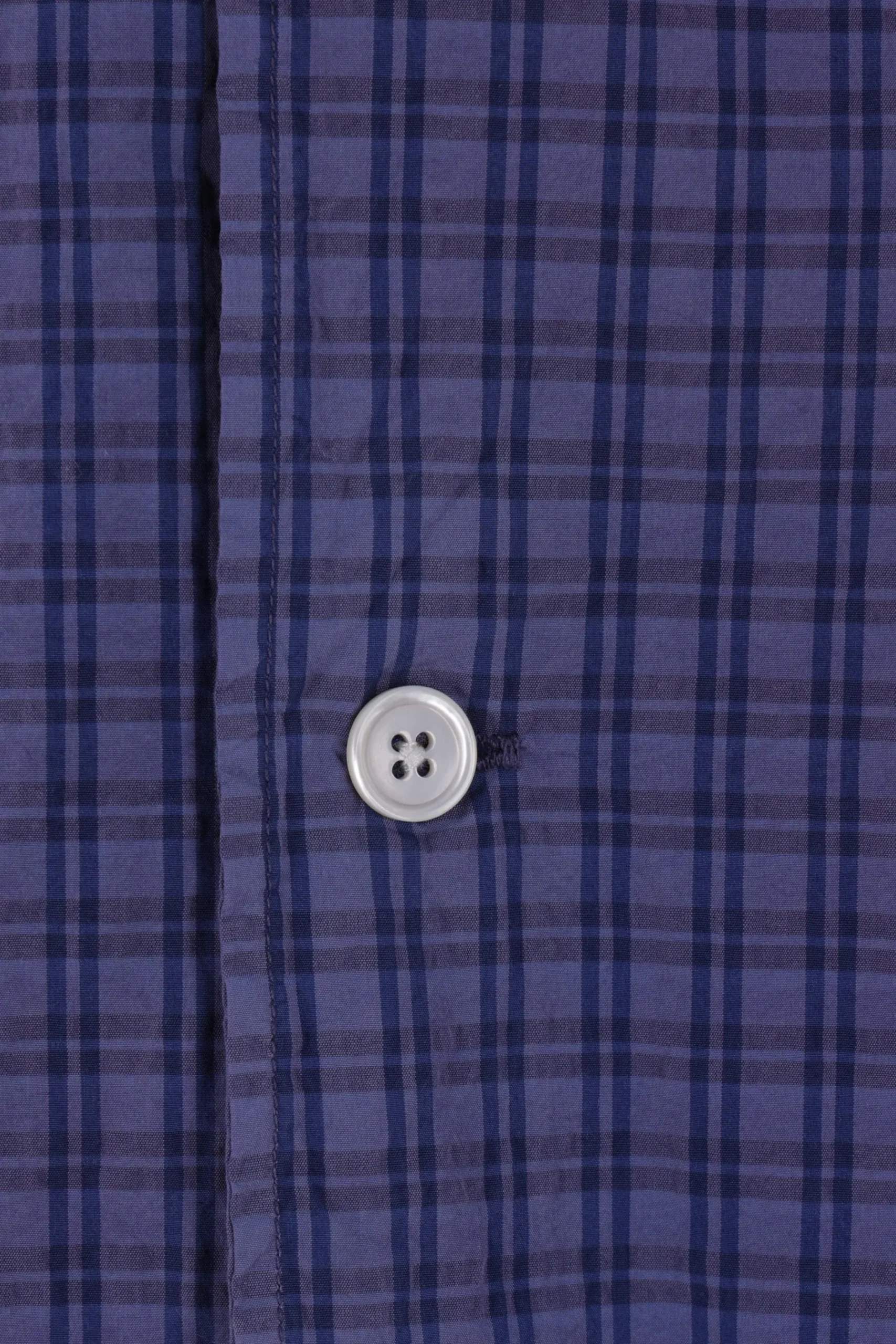 OUR LEGACY Box shirt in technical cotton checkered fabric