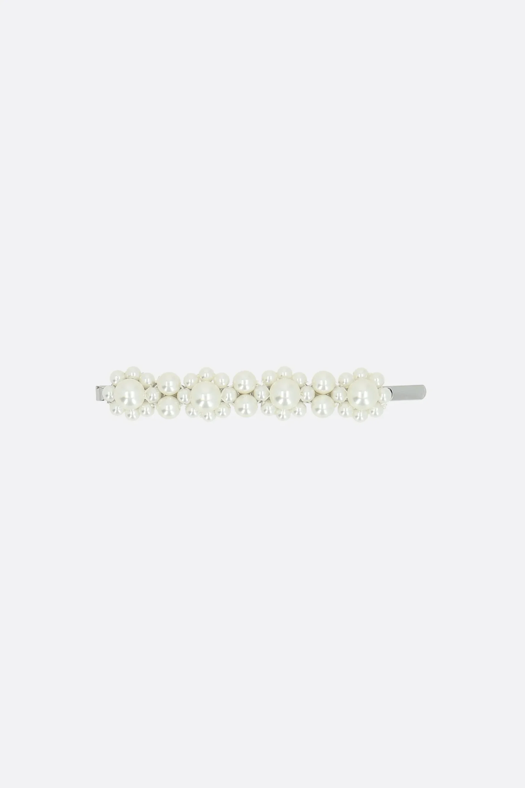 Women SIMONE ROCHA brass hair clip with pearls