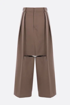 Women NICCOLÒ PASQUALETTI Brezza skirt trousers in twill
