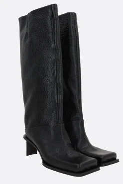 Women MIISTA Brianna grainy leather boots
