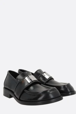 Women ACNE STUDIOS brushed leather loafers