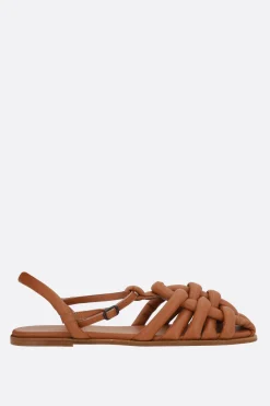 Women HEREU Cabersa flat sandals in padded nappa