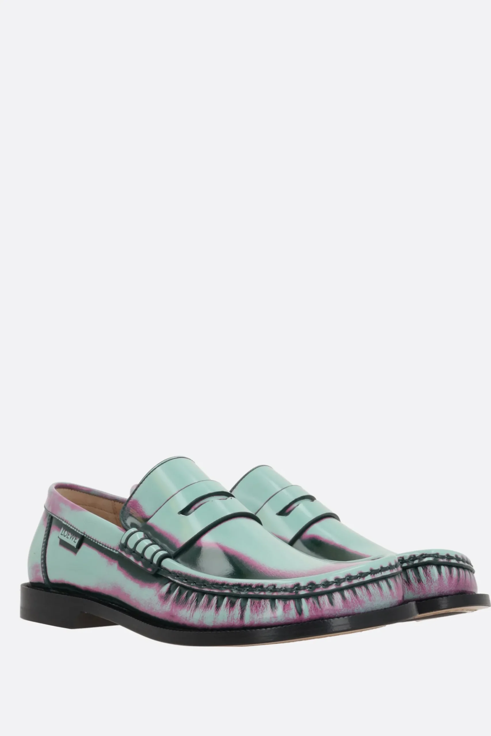 Women LOEWE Campo loafers in brushed leather