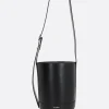 Women JIL SANDER Cannolo bucket bag in smooth leather