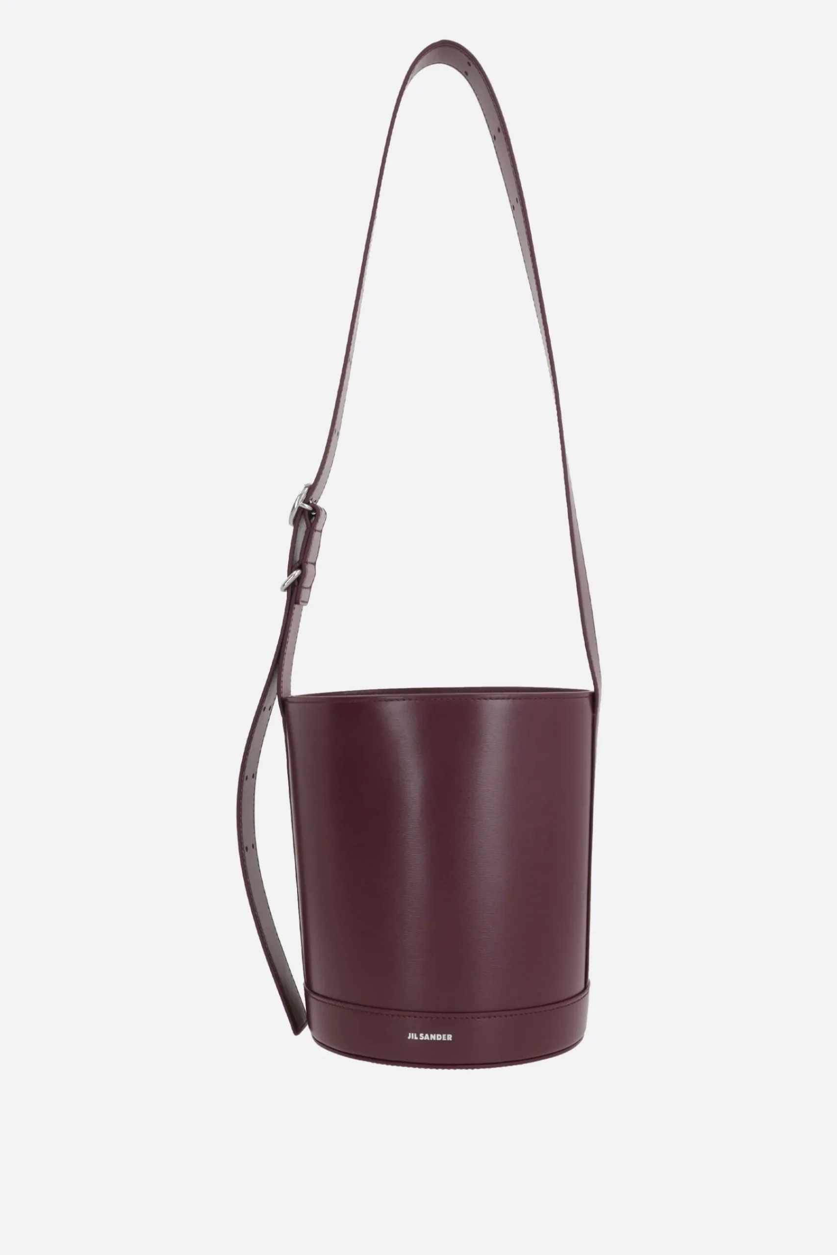 Women JIL SANDER Cannolo bucket bag in smooth leather