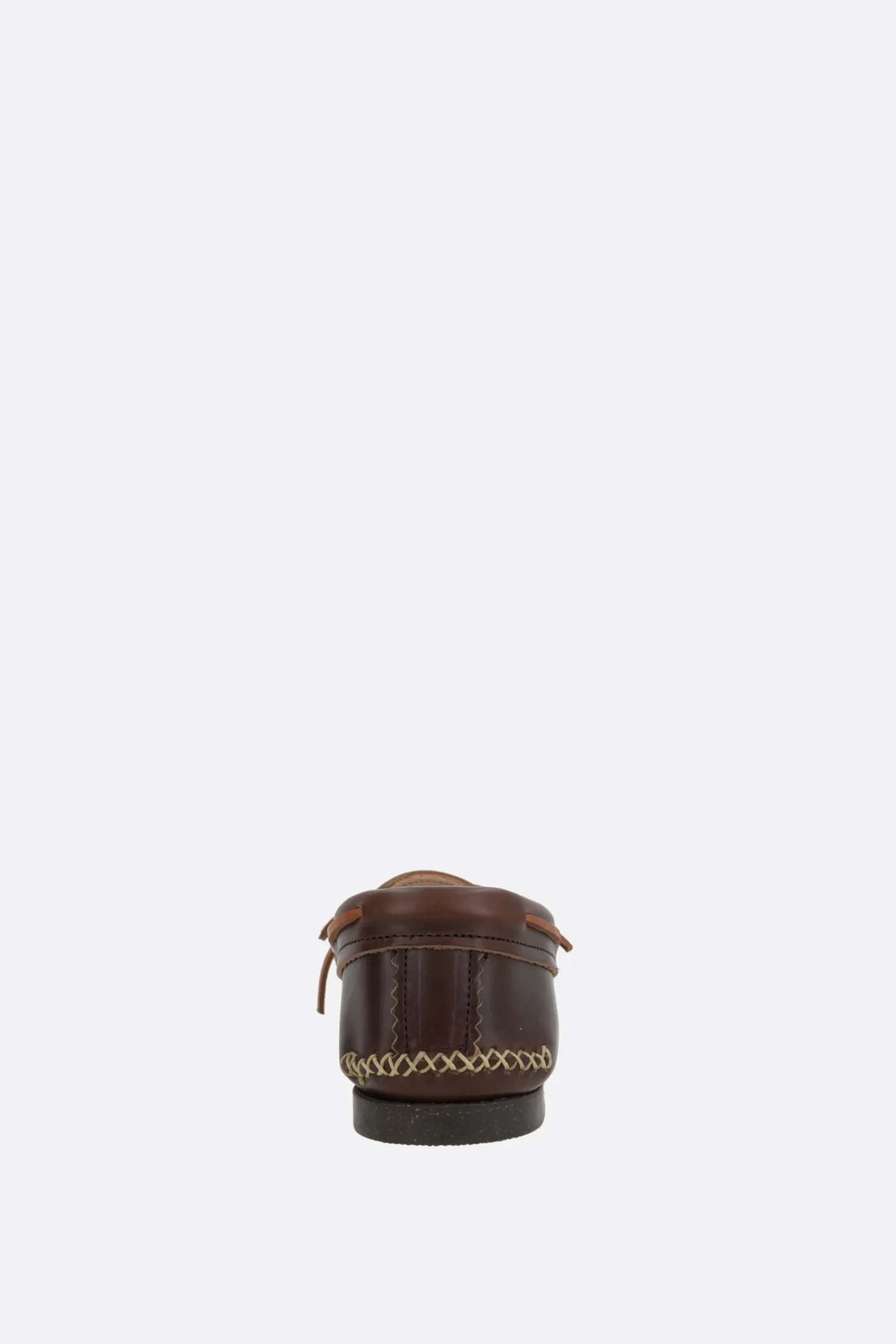 YUKETEN Canoe Moc boat shoes in smooth leather